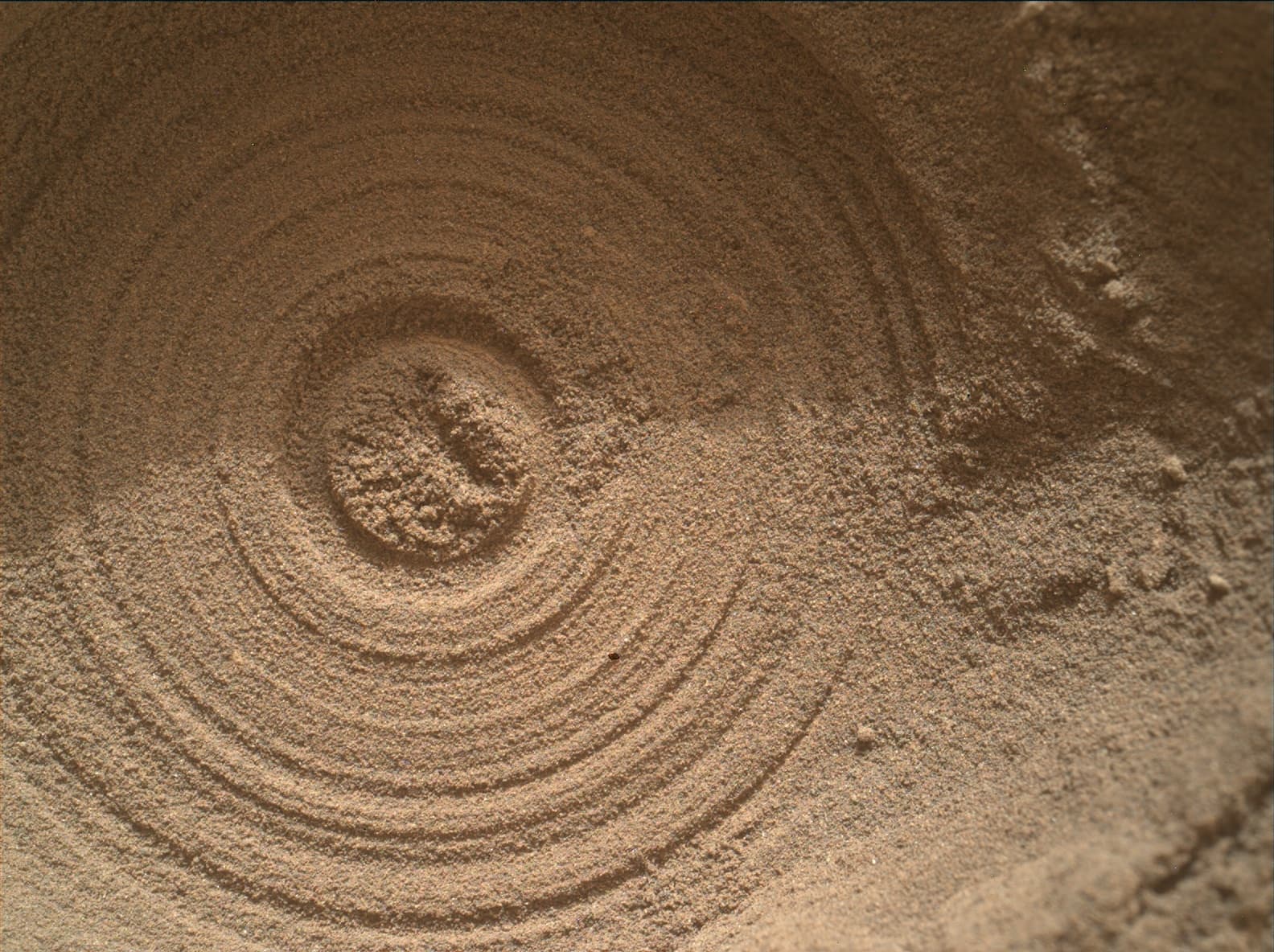 Foto de Marte da câmera MAHLI