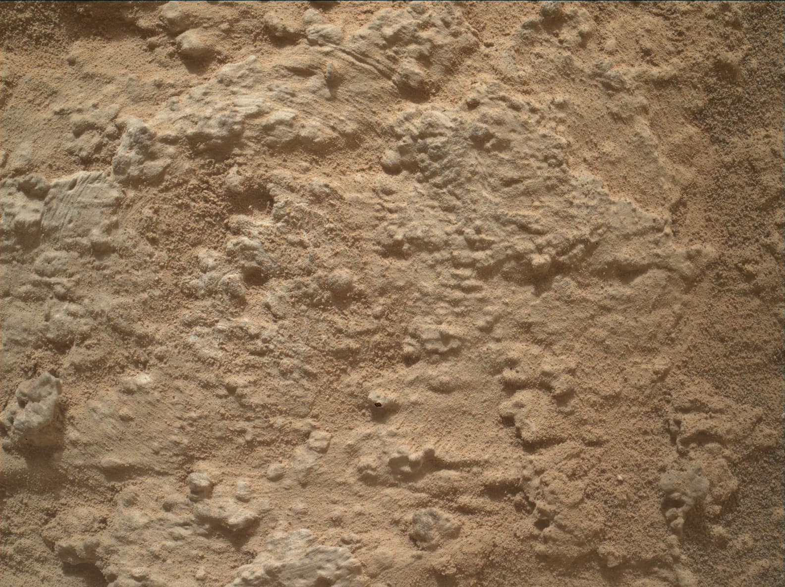 Foto de Marte da câmera MAHLI