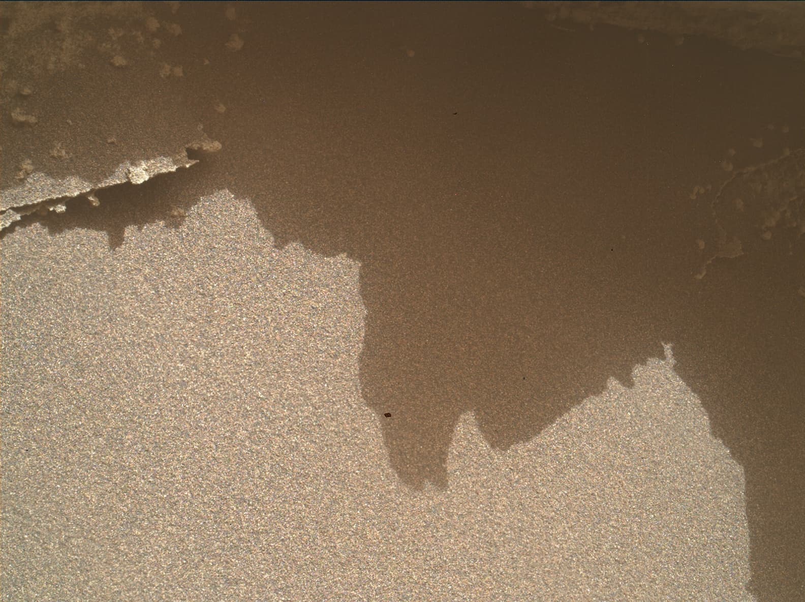 Mars image captured by MAHLI on Curiosity
