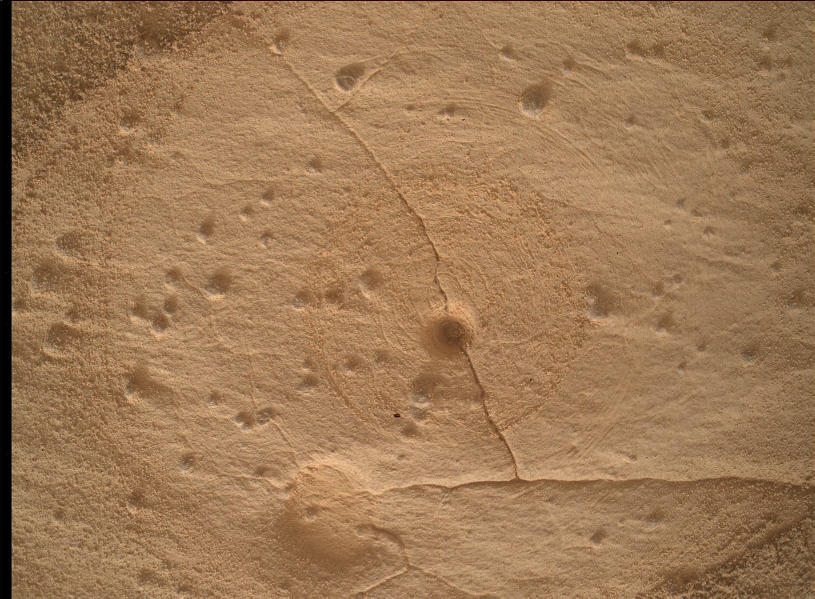 Mars image captured by MAHLI on Curiosity