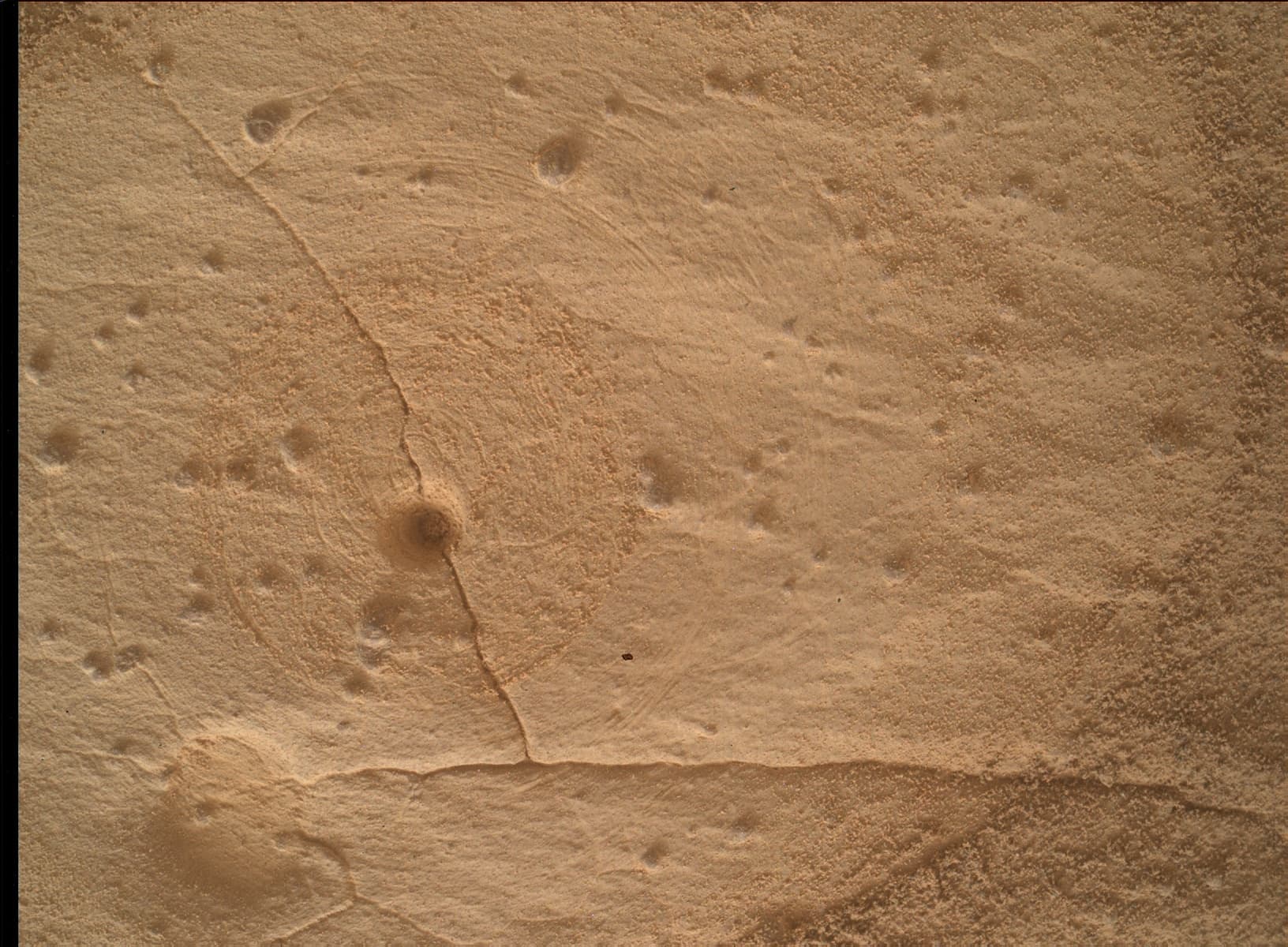 Mars image captured by MAHLI on Curiosity