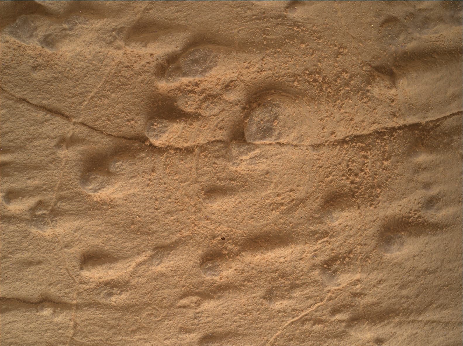 Mars image captured by MAHLI on Curiosity