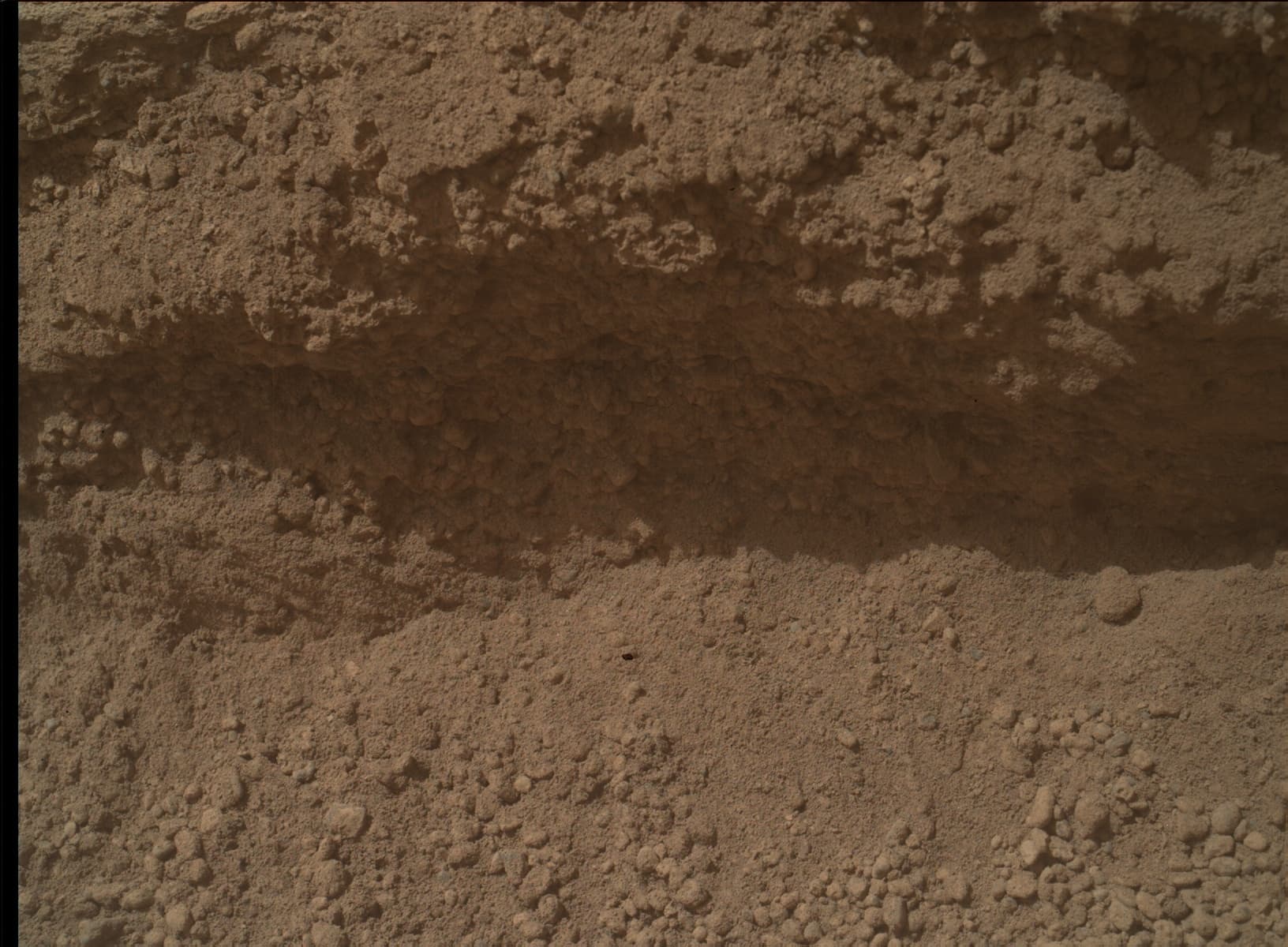 Mars image captured by MAHLI on Curiosity