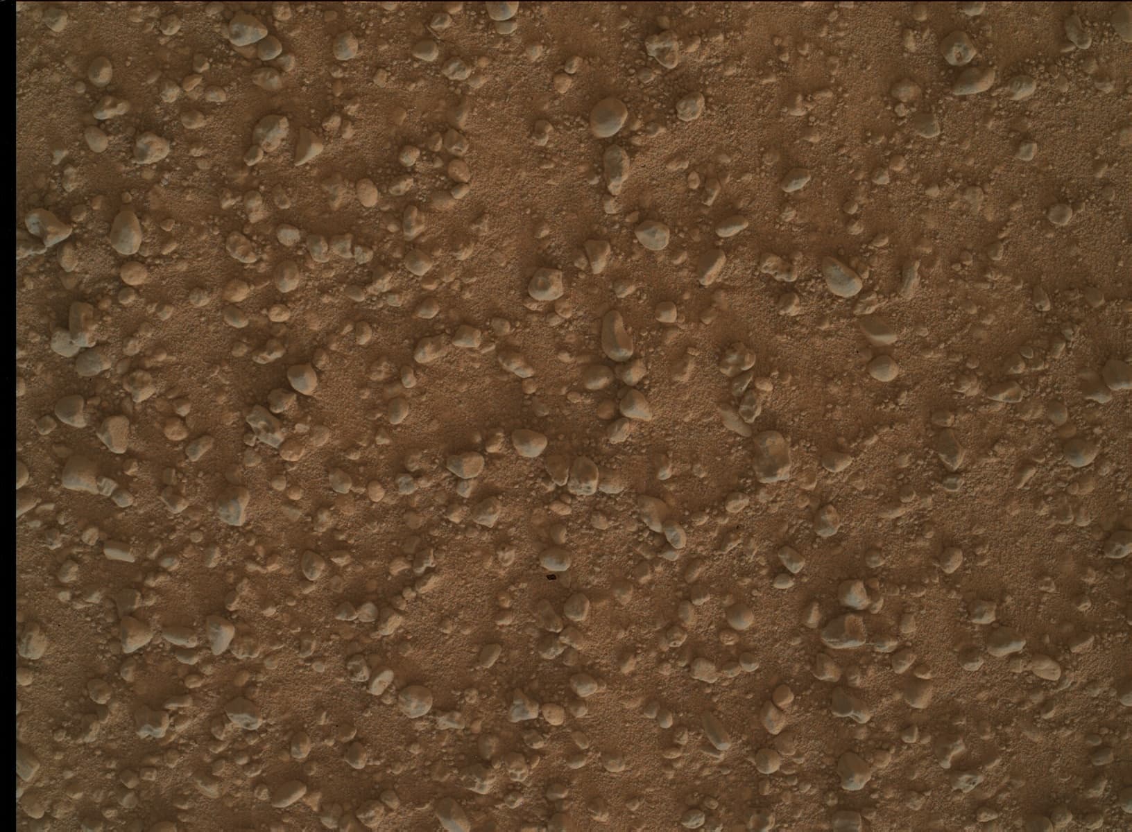 Foto de Marte da câmera MAHLI