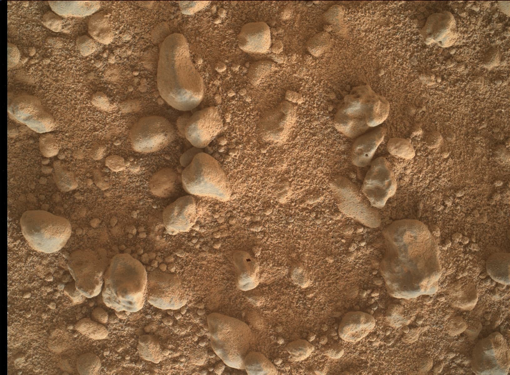 Mars image captured by MAHLI on Curiosity