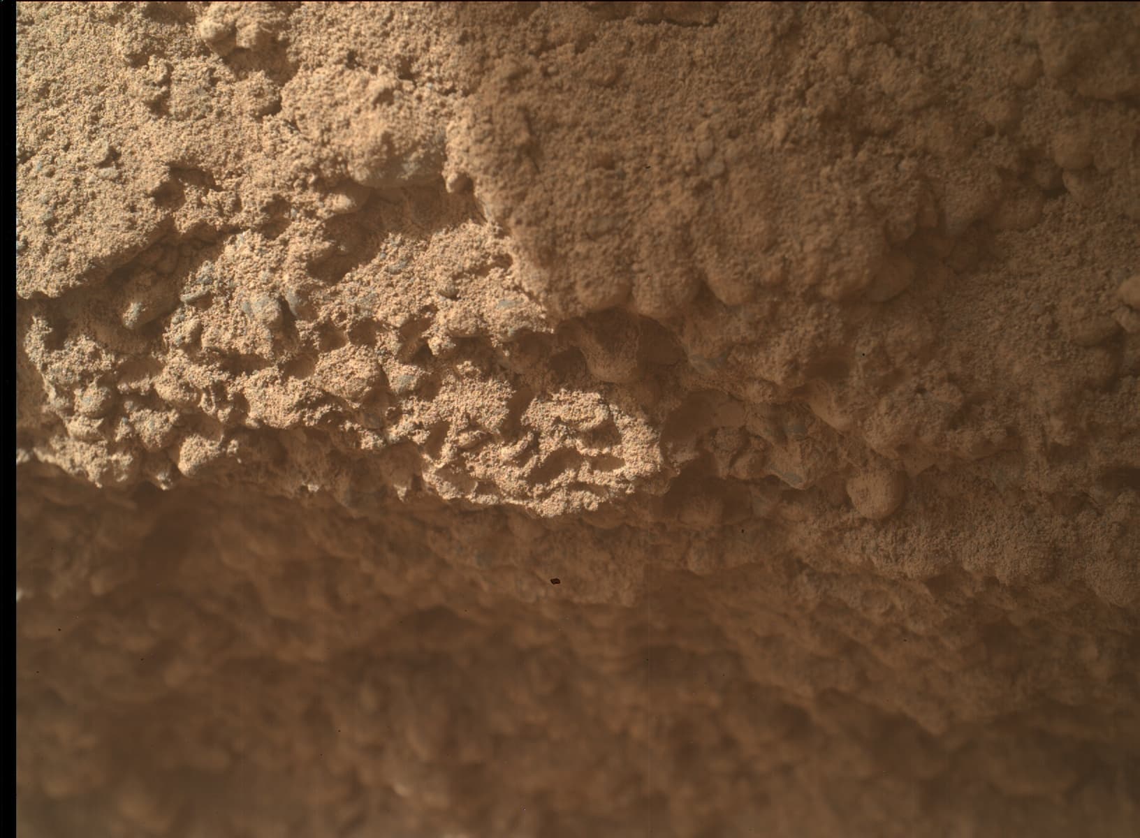 Mars image captured by MAHLI on Curiosity
