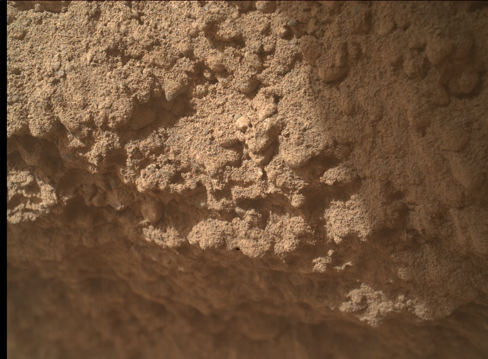 Mars image captured by MAHLI on Curiosity
