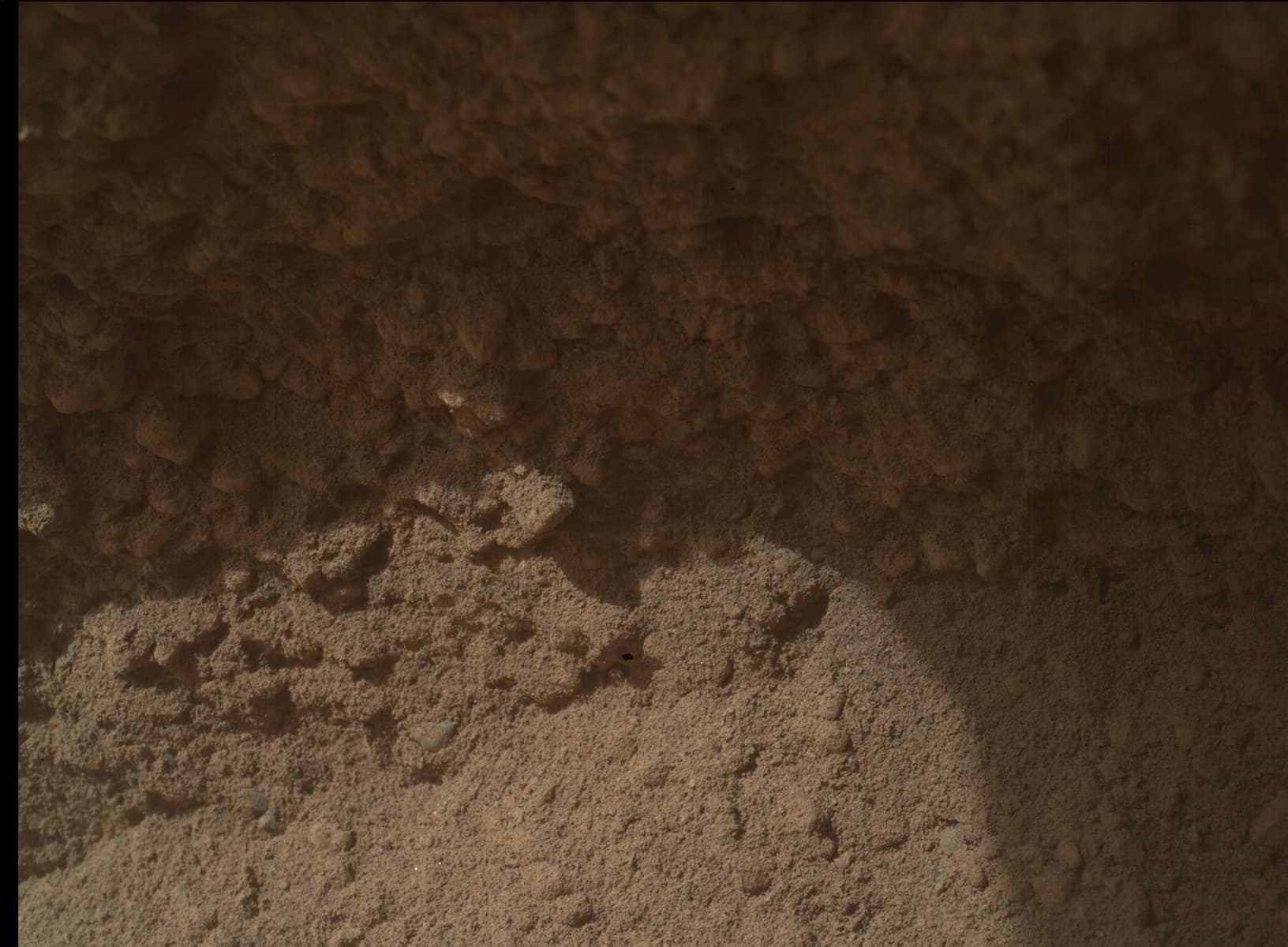 Foto de Marte da câmera MAHLI
