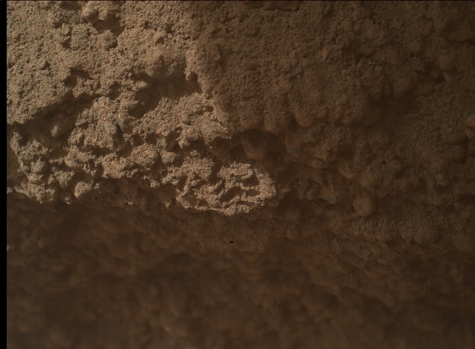 Mars image captured by MAHLI on Curiosity