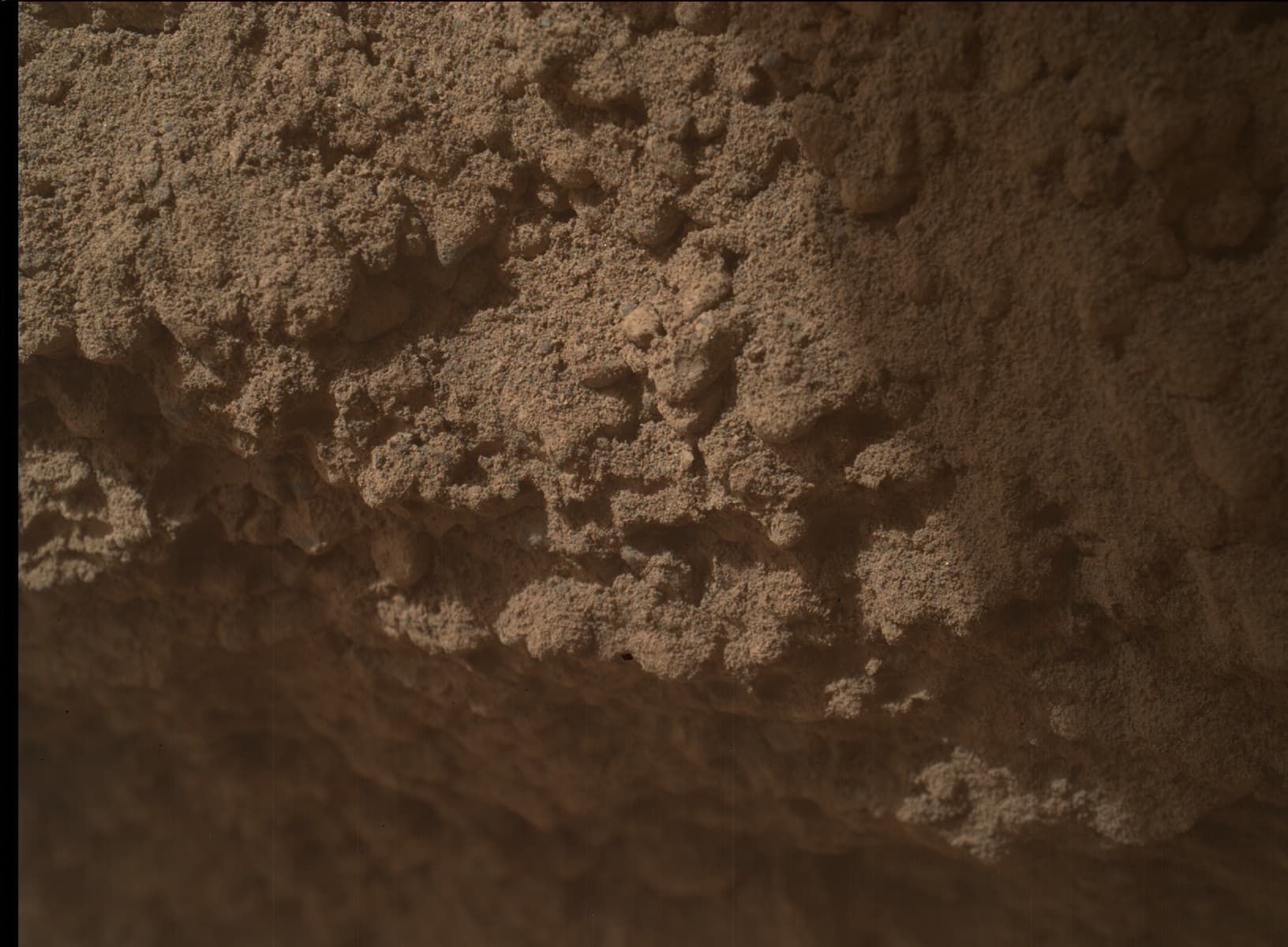 Mars image captured by MAHLI on Curiosity