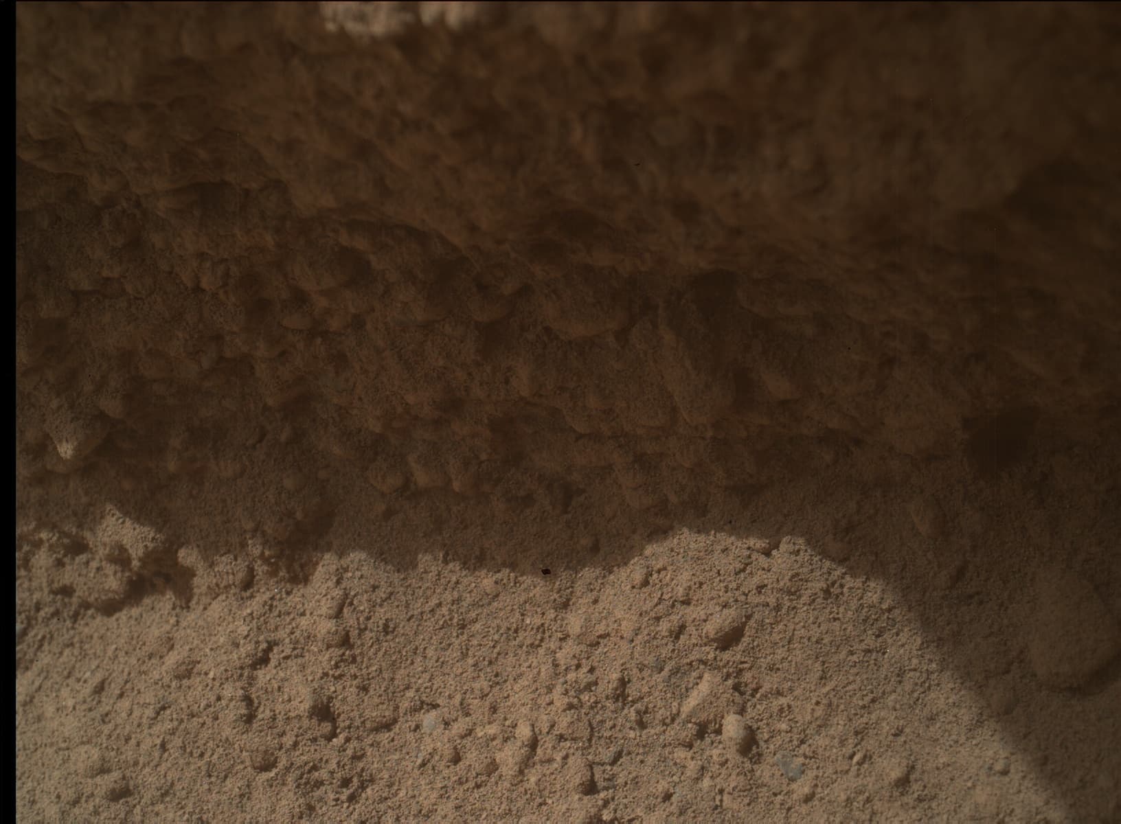 Mars image captured by MAHLI on Curiosity