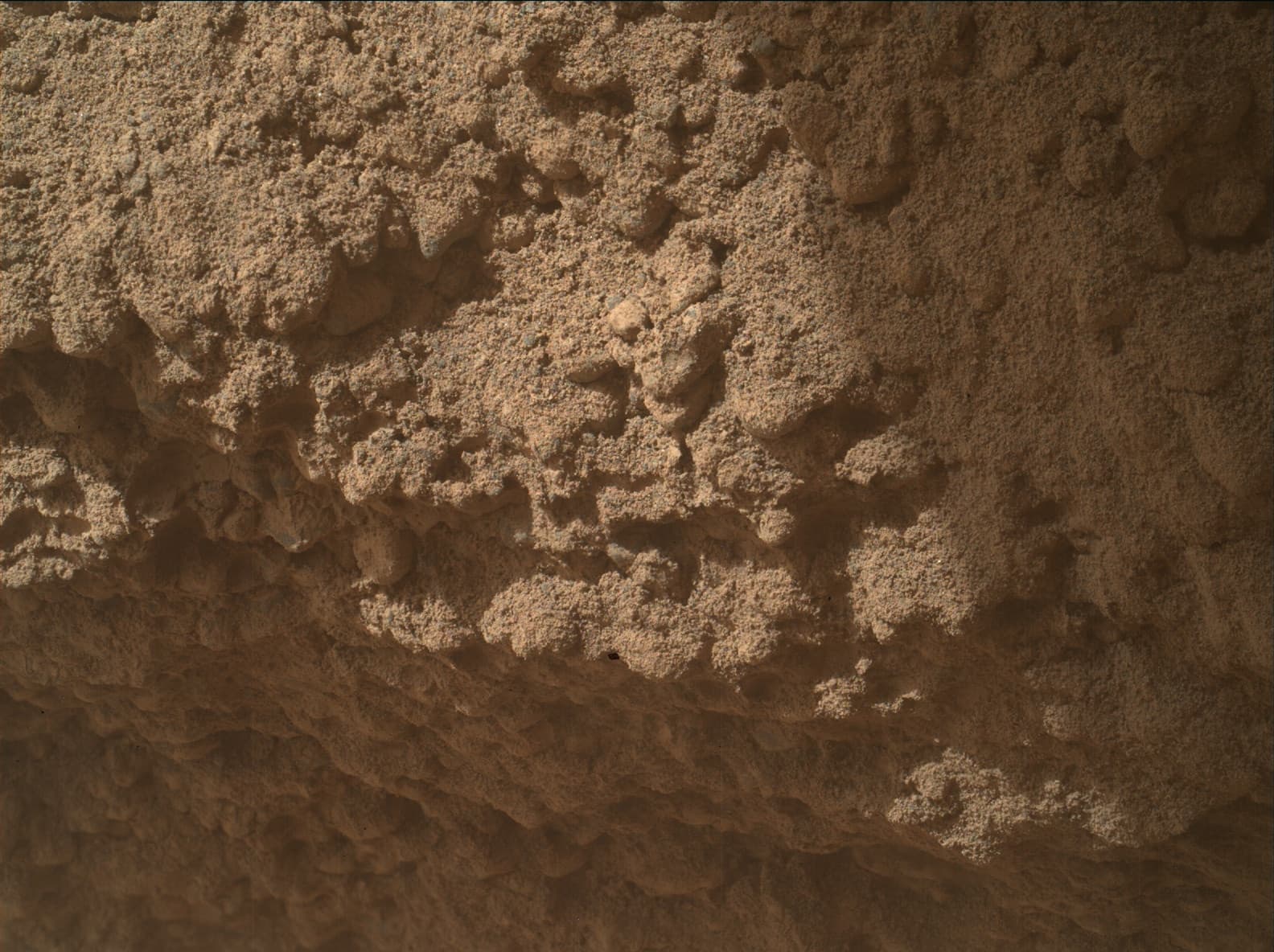Mars image captured by MAHLI on Curiosity