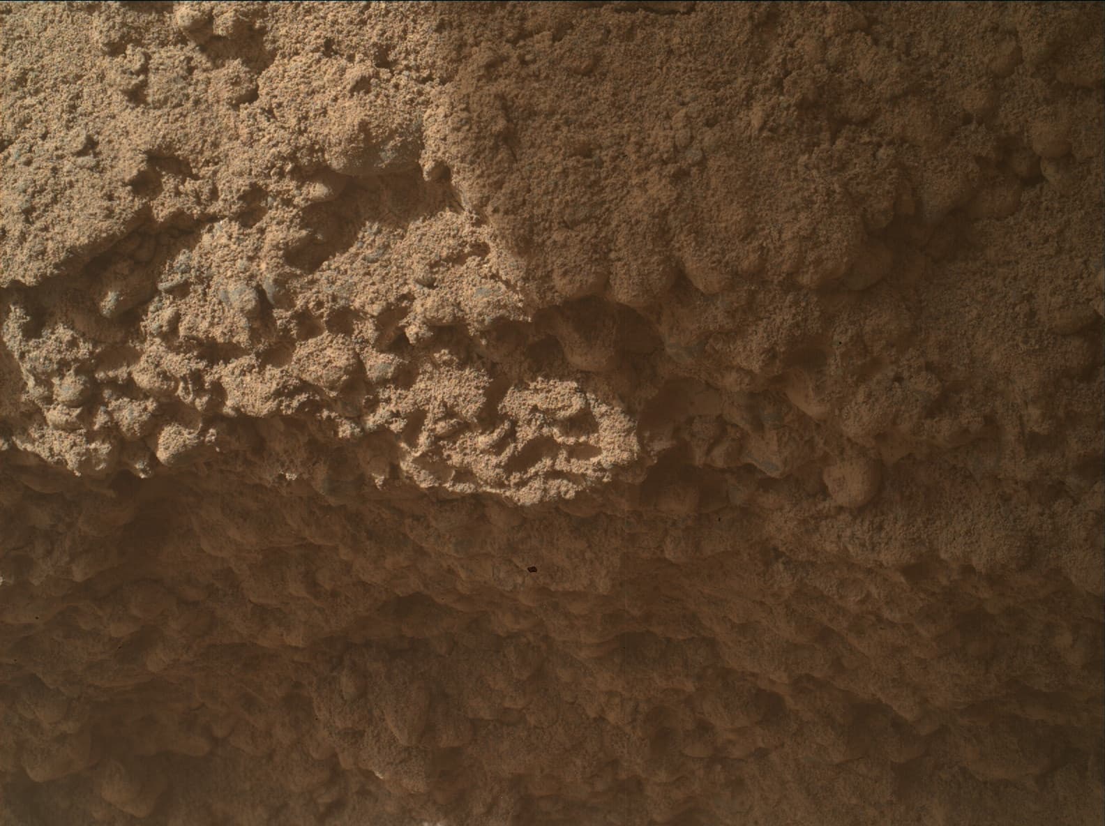 Mars image captured by MAHLI on Curiosity