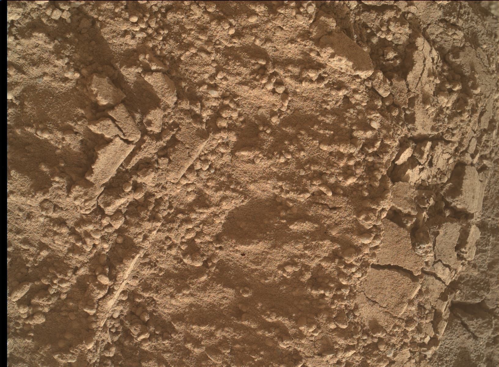 Mars image captured by MAHLI on Curiosity