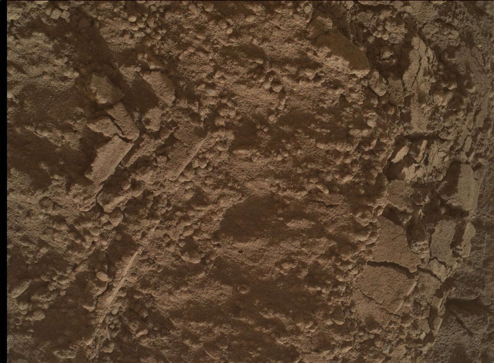 Mars image captured by MAHLI on Curiosity