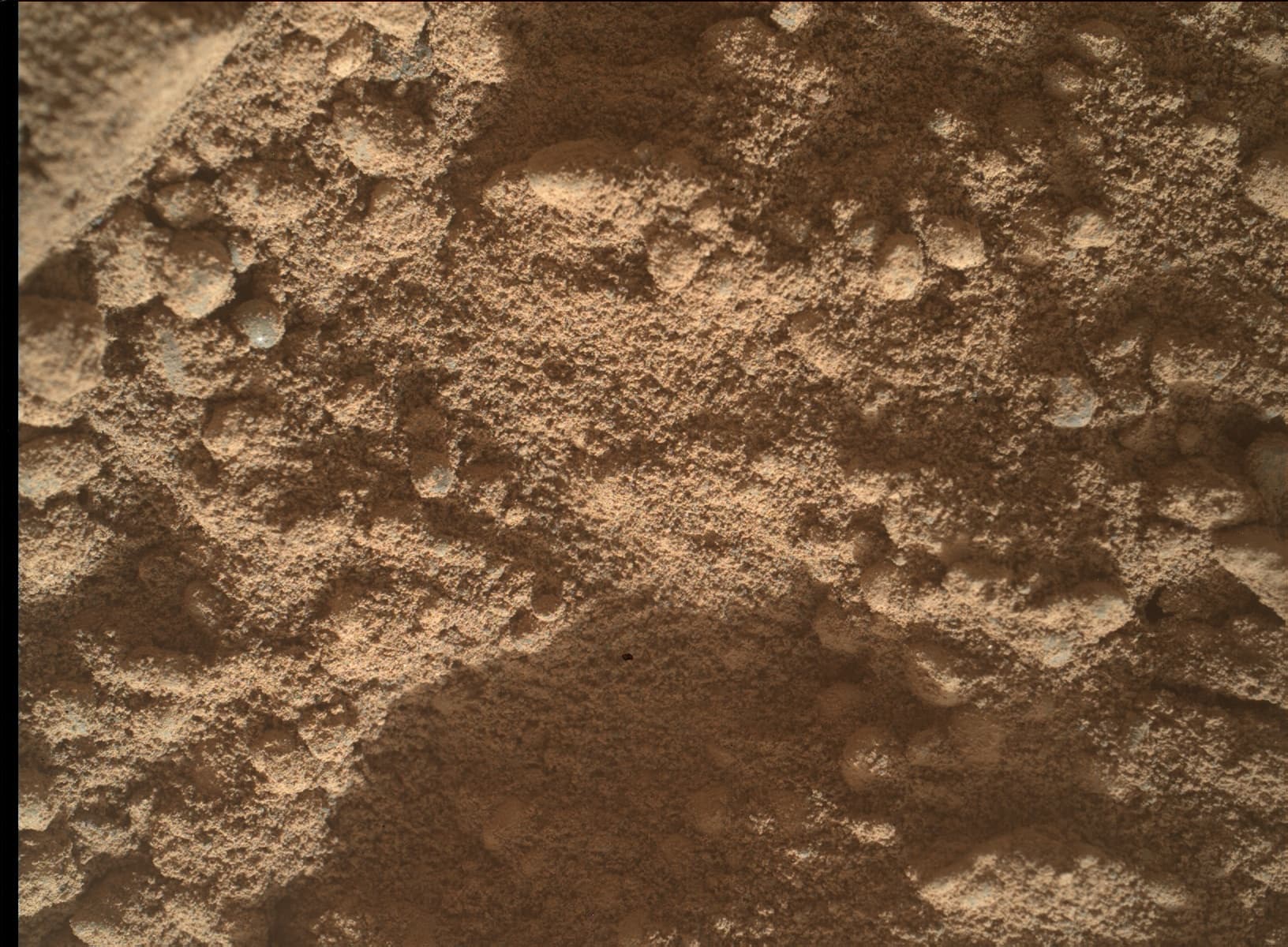 Mars image captured by MAHLI on Curiosity