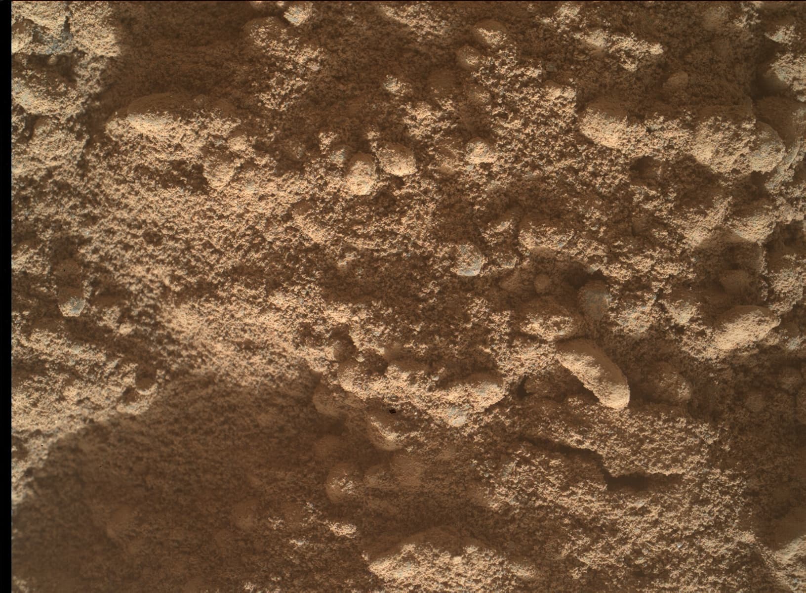 Mars image captured by MAHLI on Curiosity