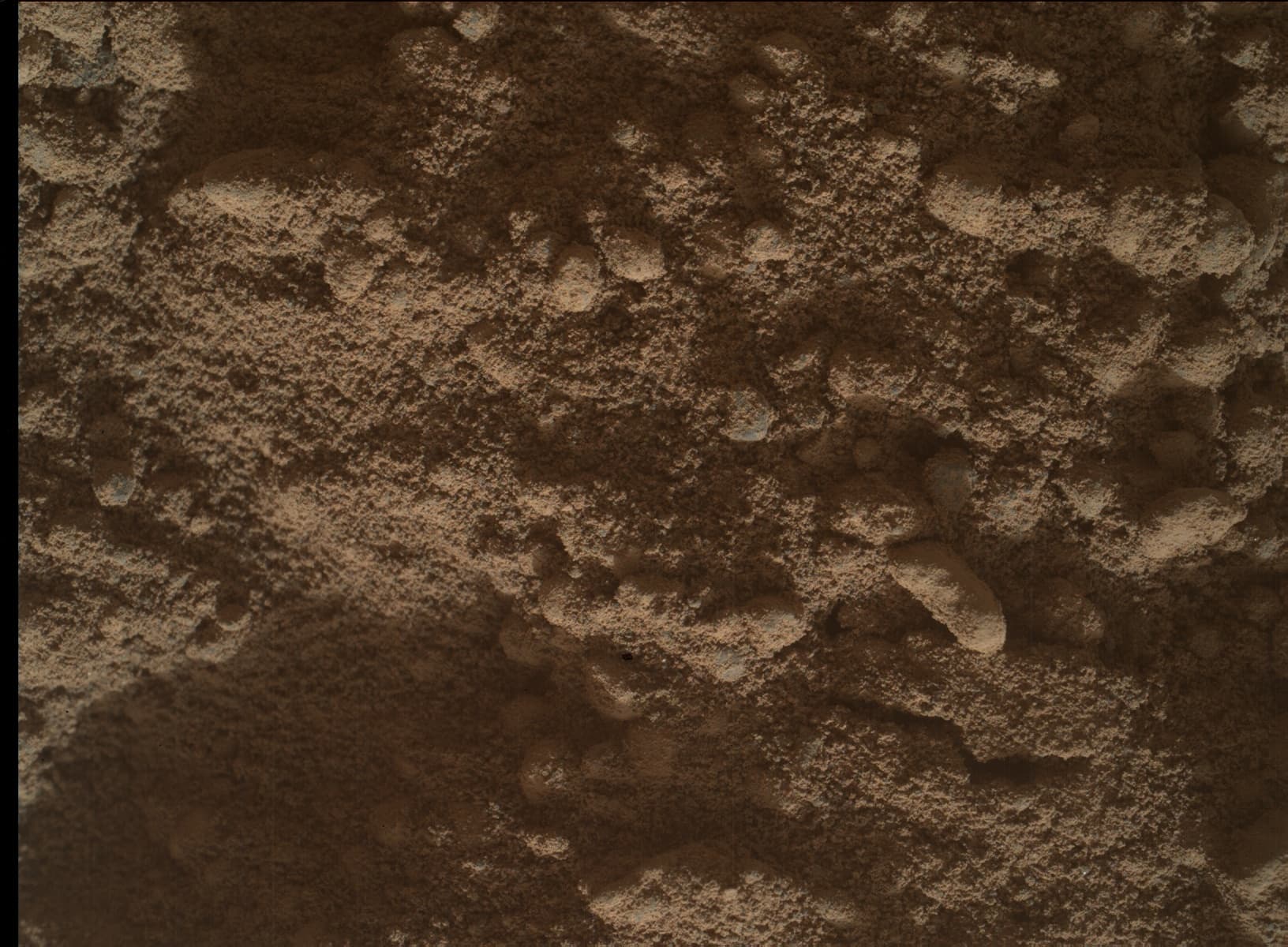 Mars image captured by MAHLI on Curiosity