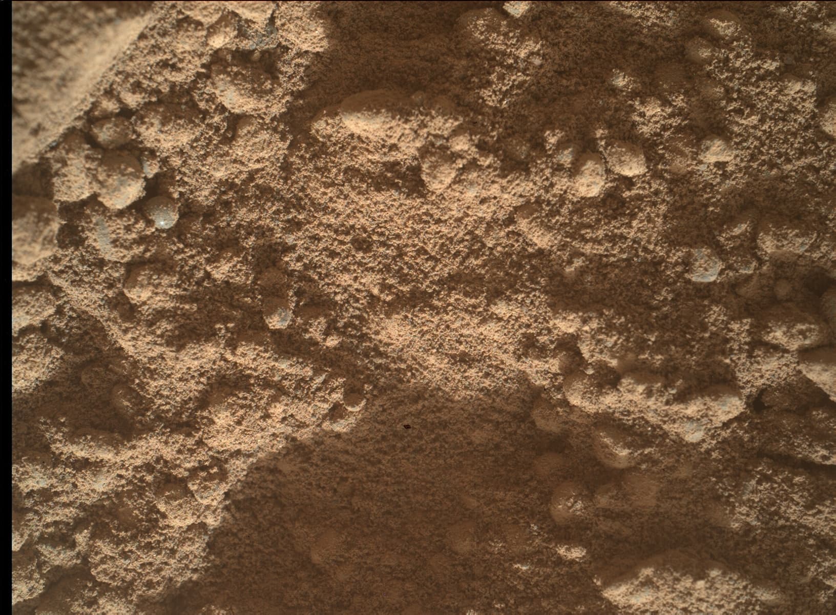 Mars image captured by MAHLI on Curiosity