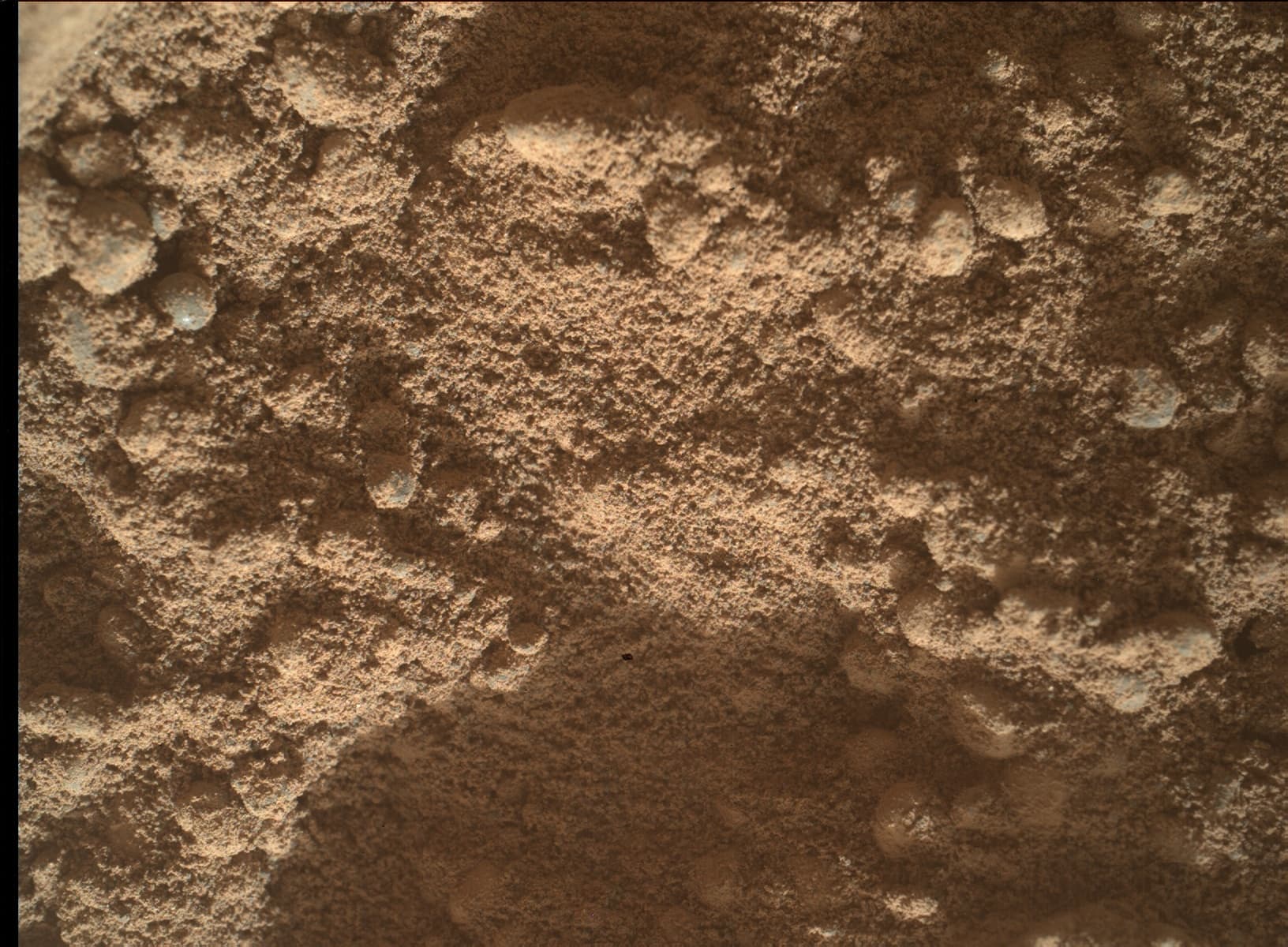 Mars image captured by MAHLI on Curiosity