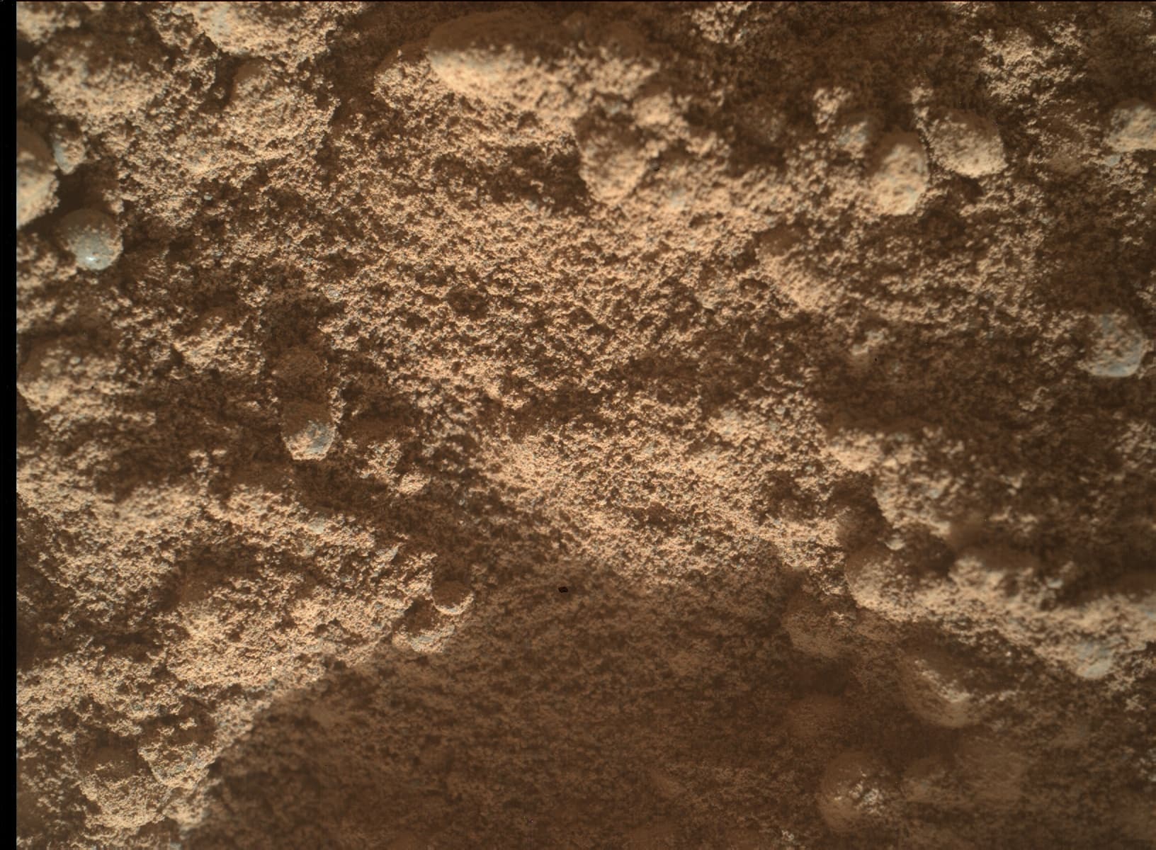Mars image captured by MAHLI on Curiosity