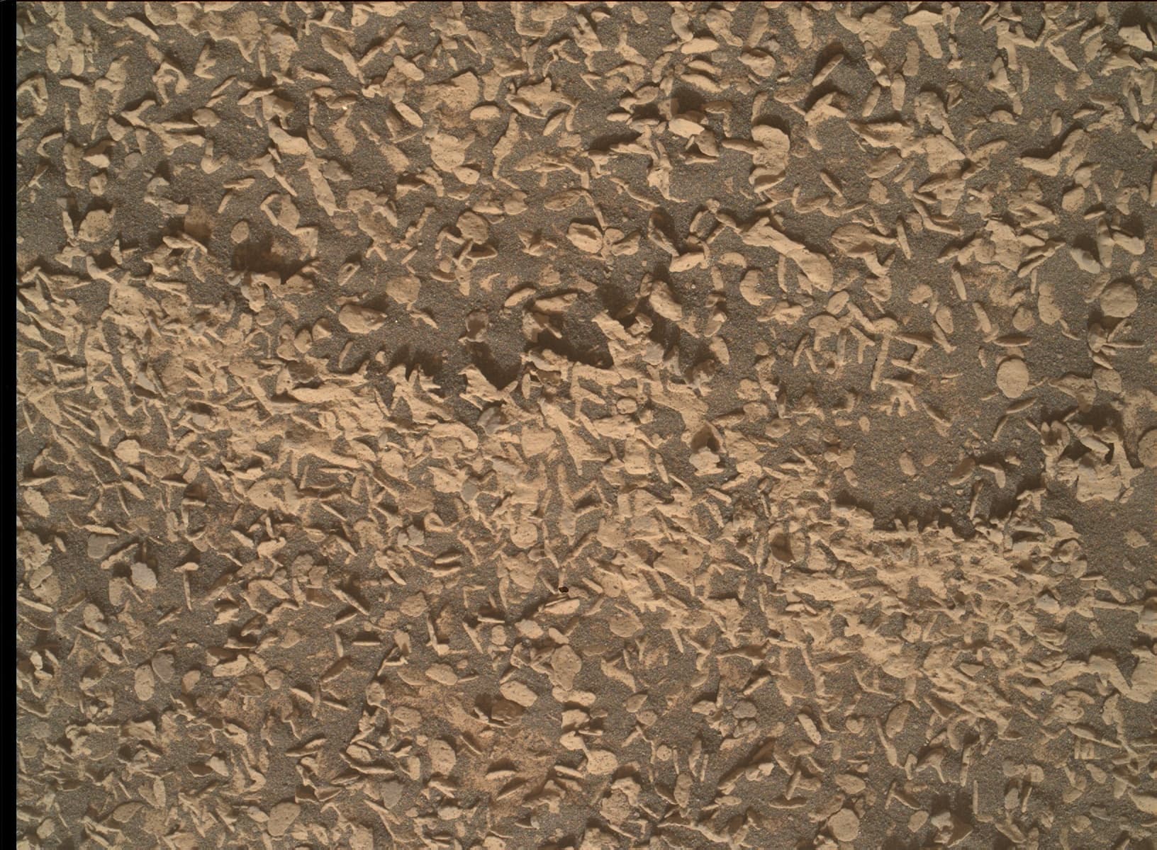 Foto de Marte da câmera MAHLI