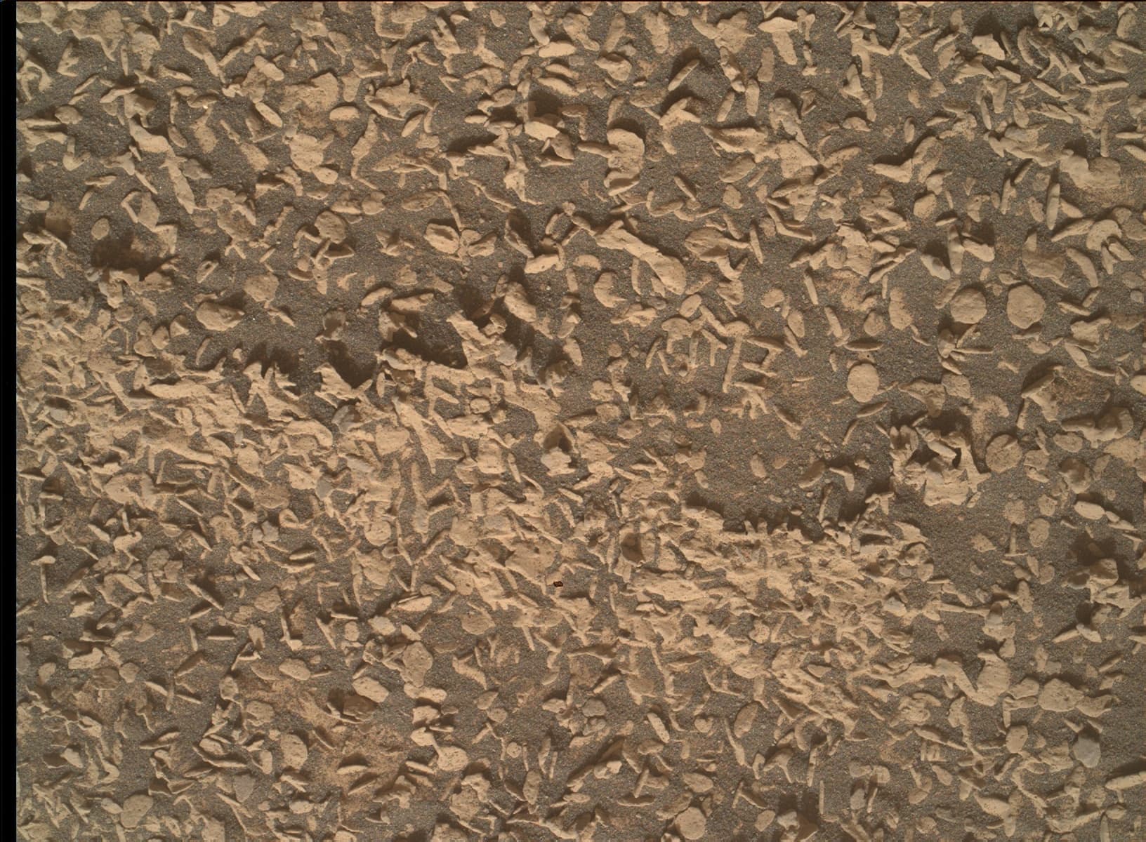 Foto de Marte da câmera MAHLI