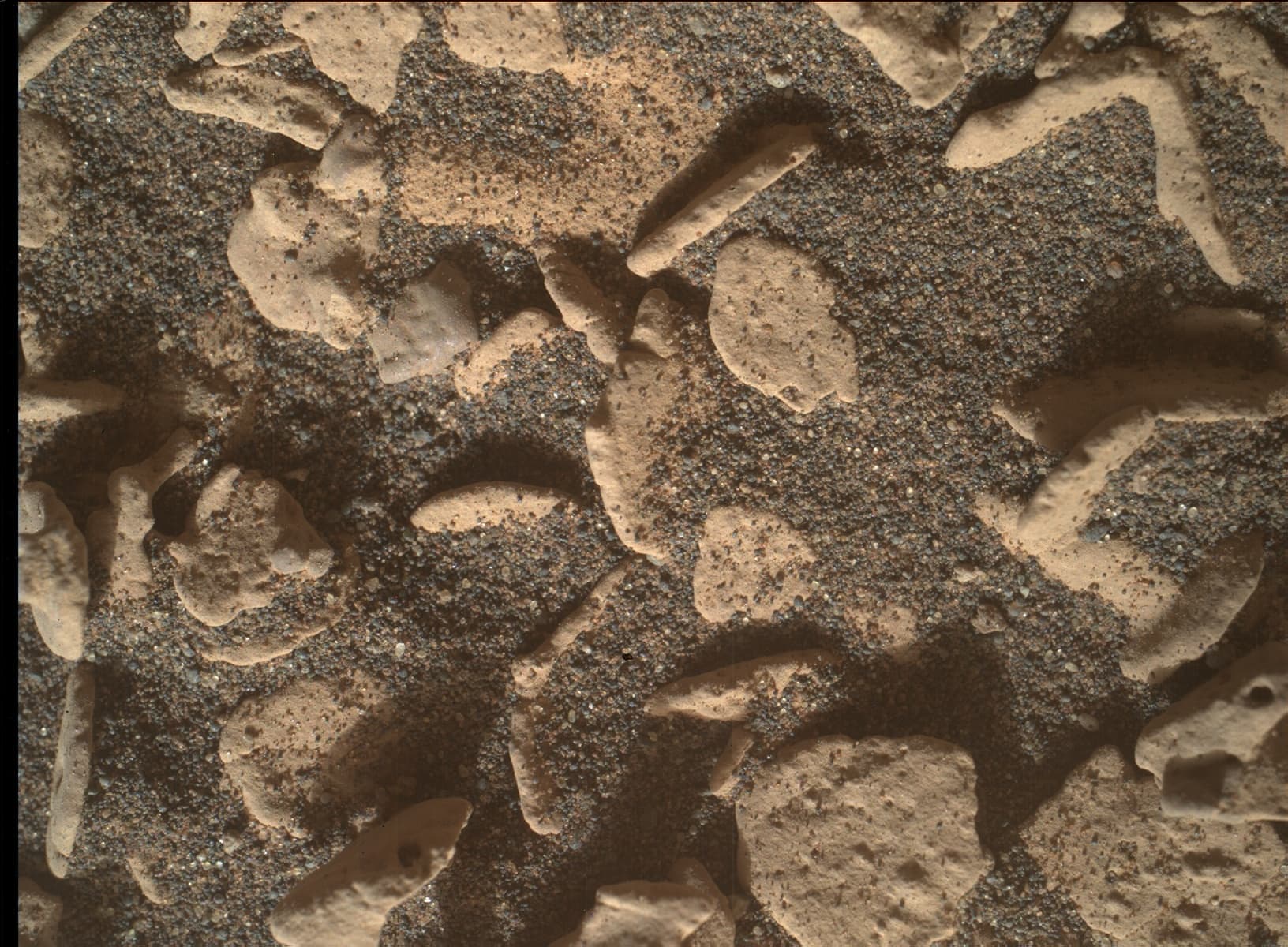 Foto de Marte da câmera MAHLI