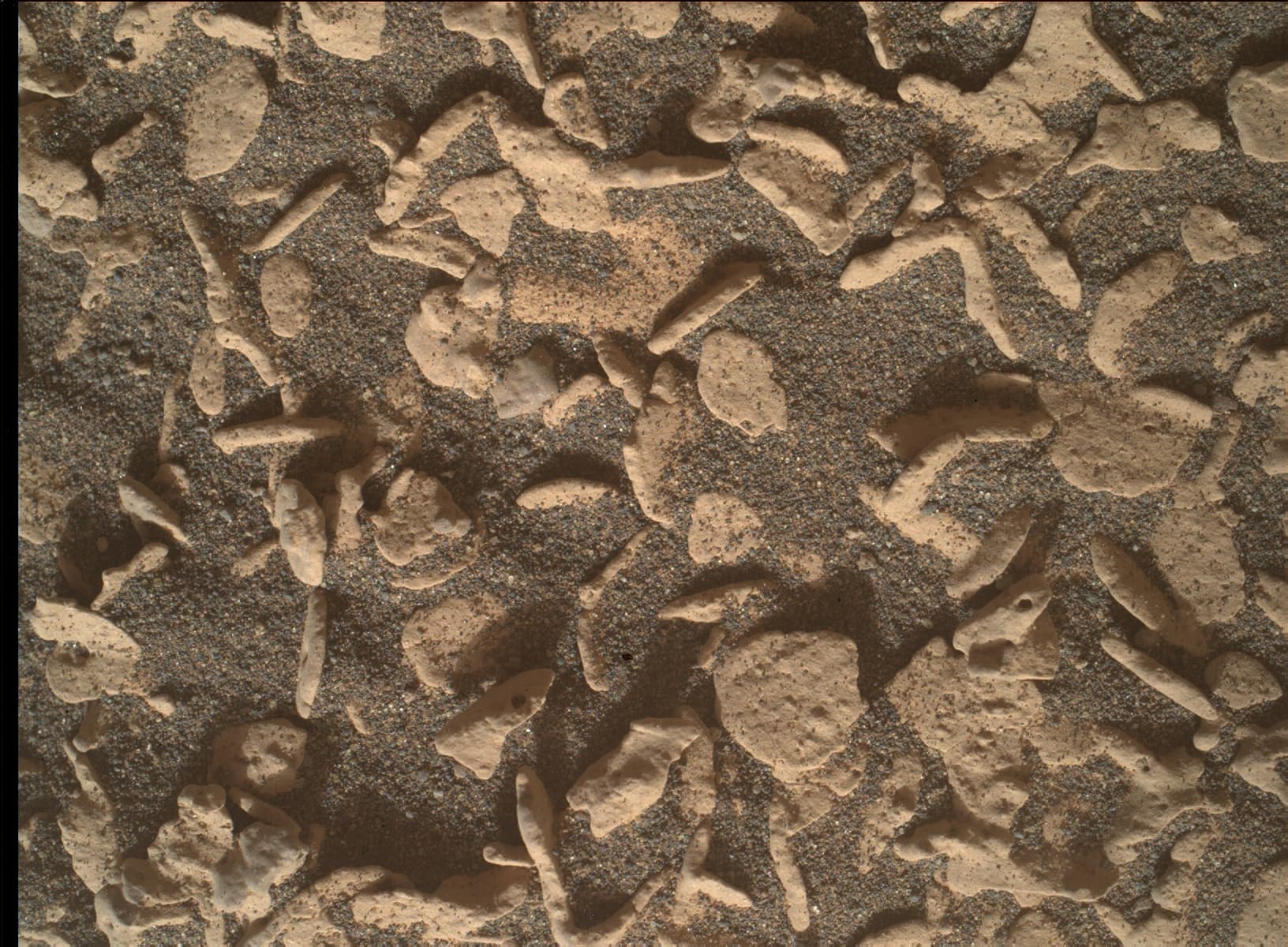 Foto de Marte da câmera MAHLI