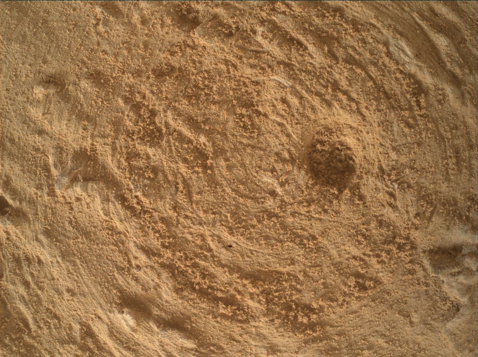 Mars image captured by MAHLI on Curiosity