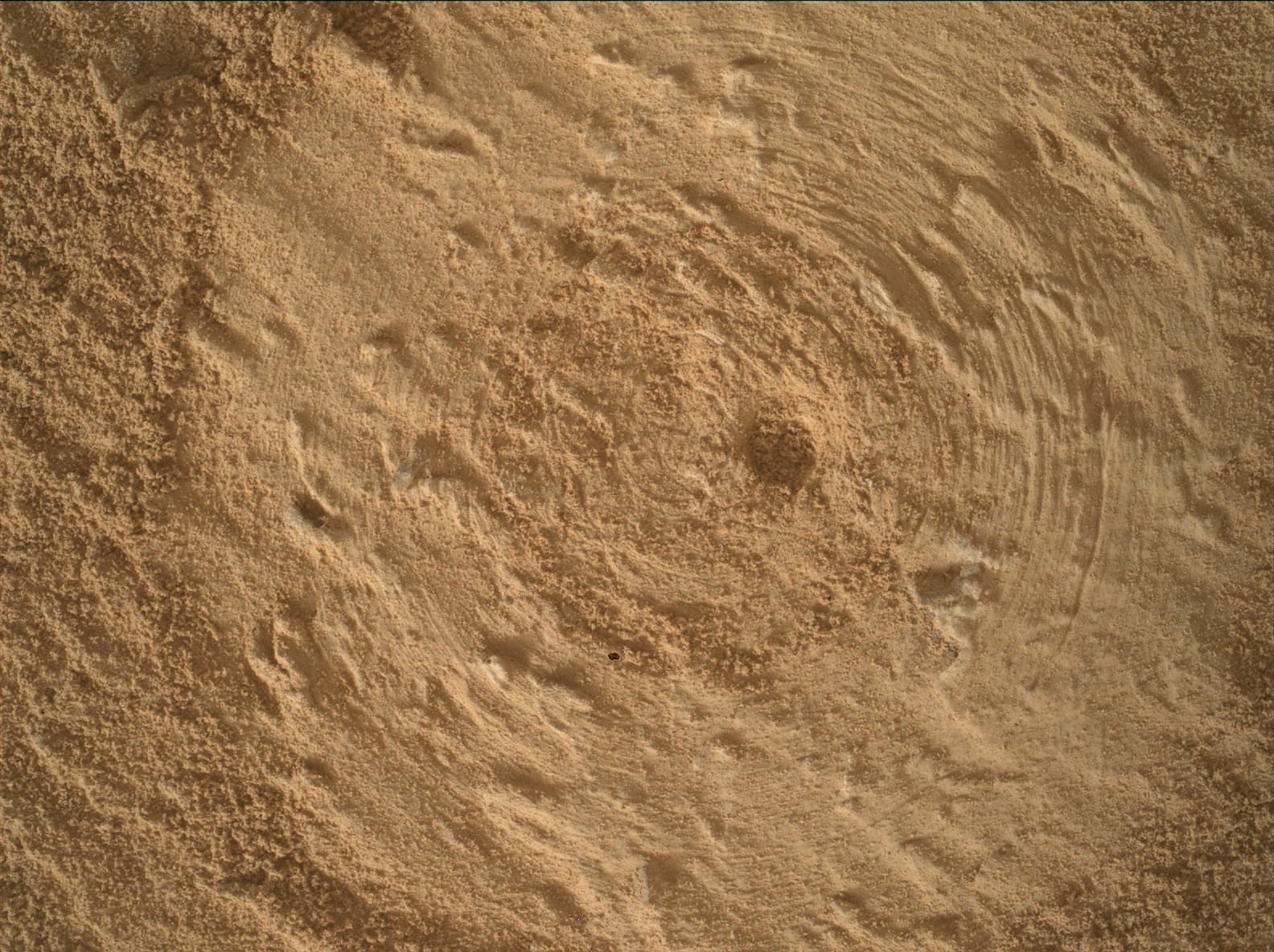 Mars image captured by MAHLI on Curiosity