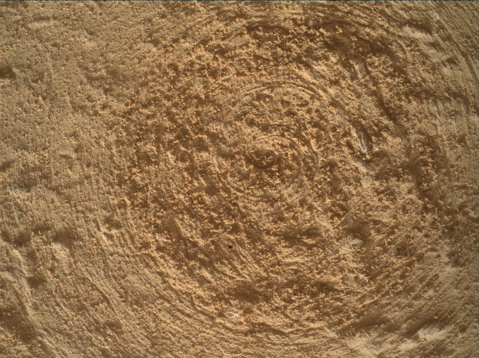 Mars image captured by MAHLI on Curiosity
