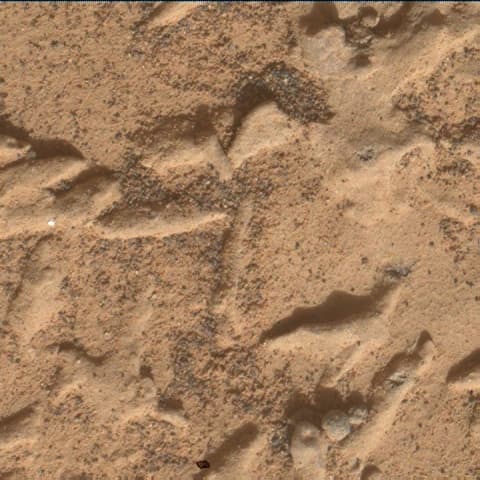 Foto de Marte da câmera MAHLI