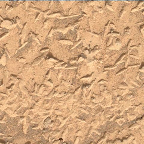 Foto de Marte da câmera MAHLI
