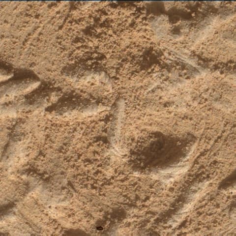 Foto de Marte da câmera MAHLI