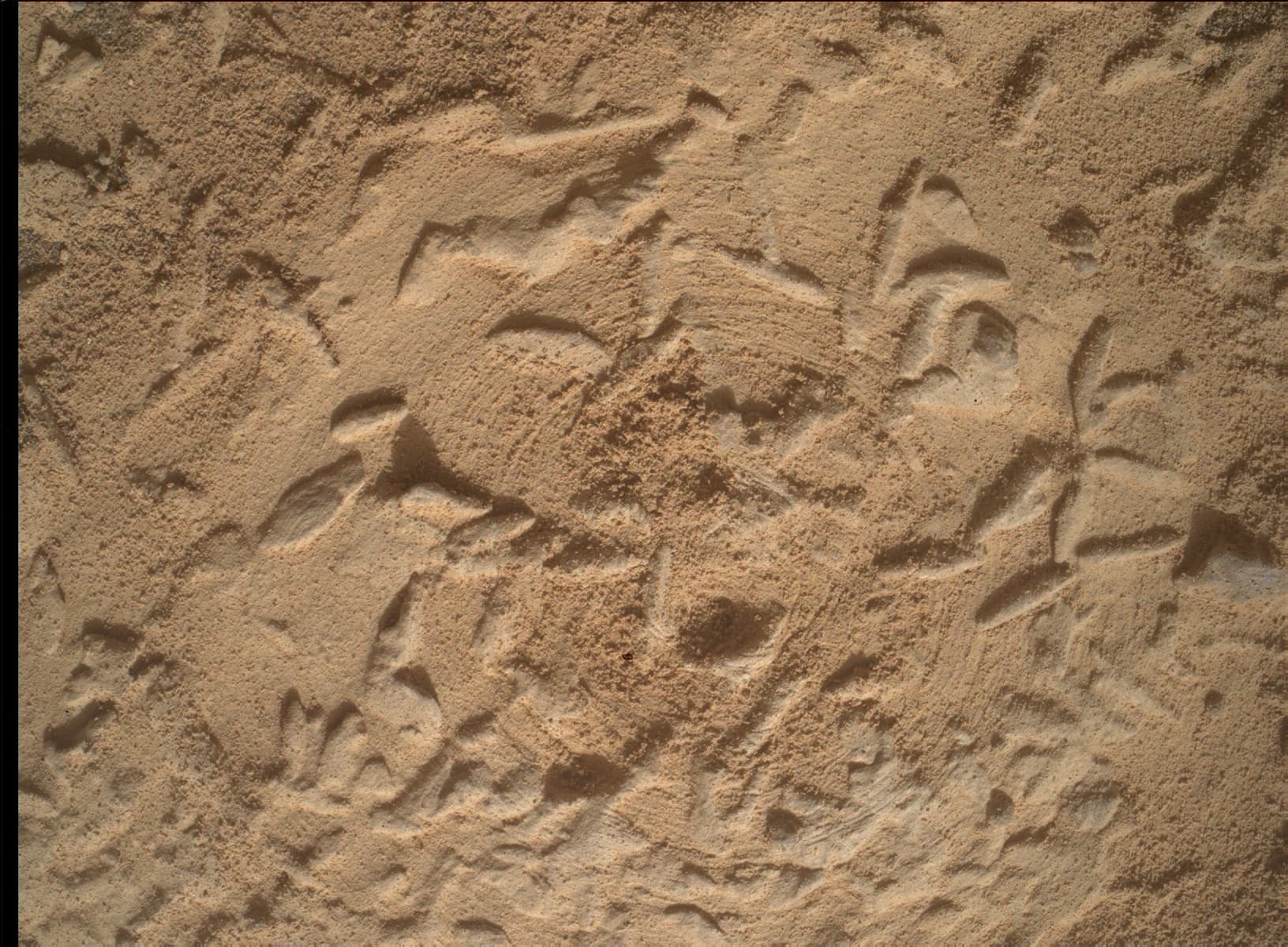 Foto de Marte da câmera MAHLI