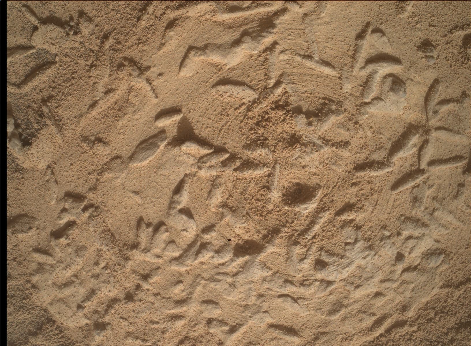Foto de Marte da câmera MAHLI