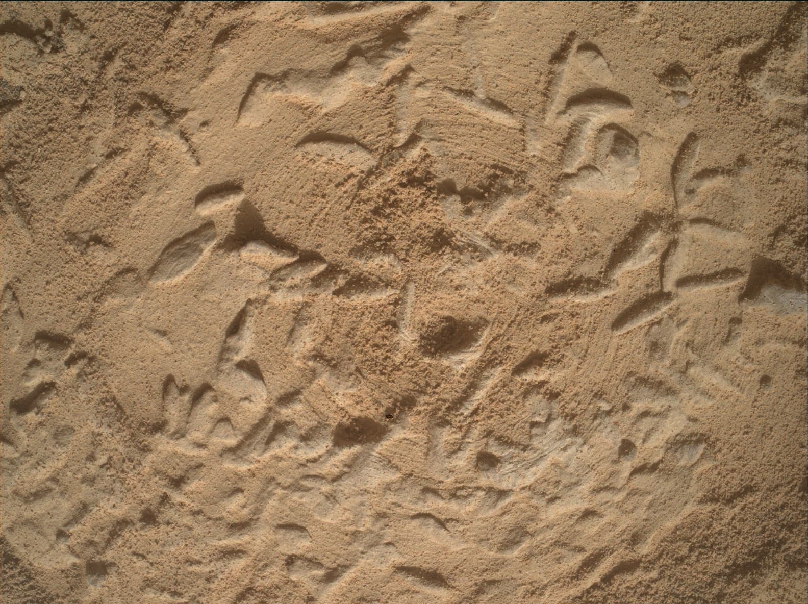 Mars image captured by MAHLI on Curiosity