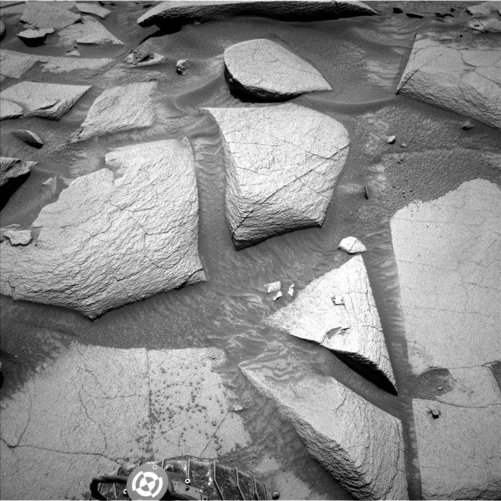 Foto de Marte da câmera NAV_LEFT_B