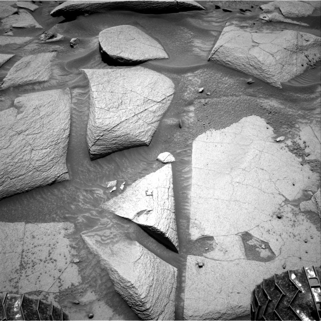 Foto de Marte da câmera NAV_RIGHT_B