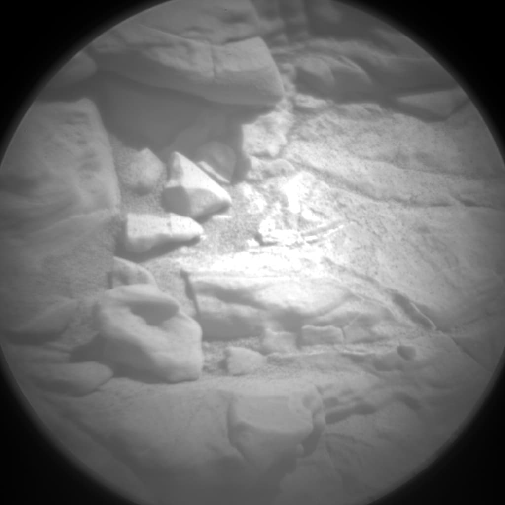 Foto de Marte da câmera CHEMCAM_RMI