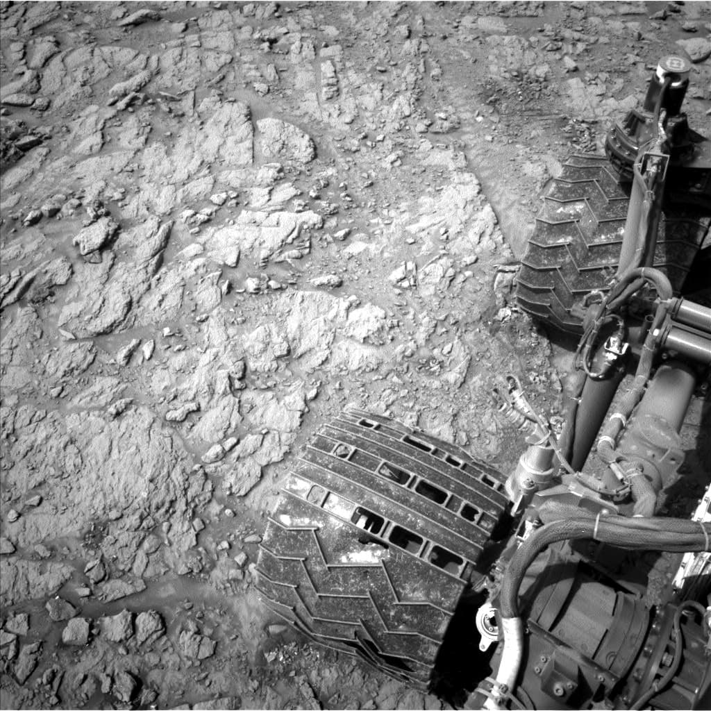 Foto de Marte da câmera NAV_LEFT_B