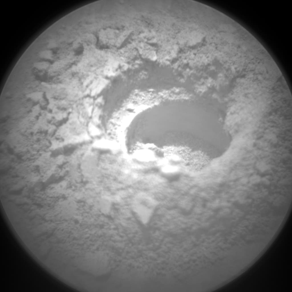 Foto de Marte da câmera CHEMCAM_RMI