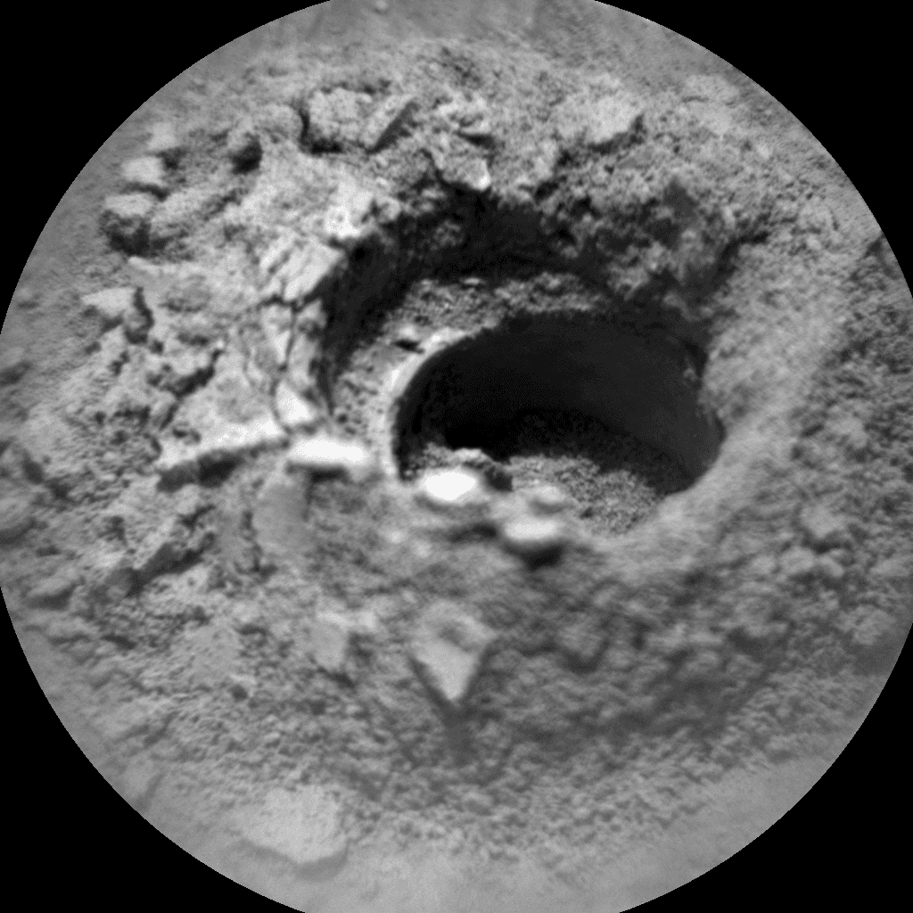 Foto de Marte da câmera CHEMCAM_RMI