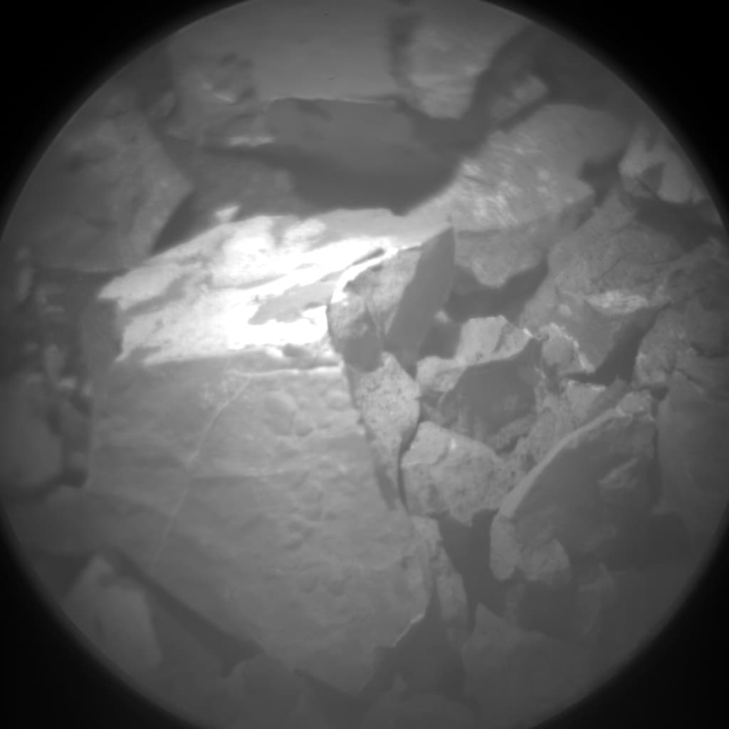 Foto de Marte da câmera CHEMCAM_RMI