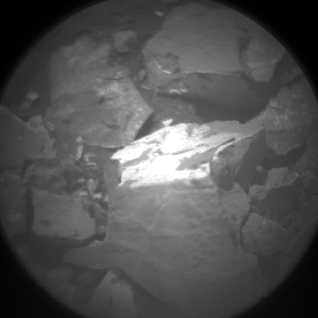 Foto de Marte da câmera CHEMCAM_RMI