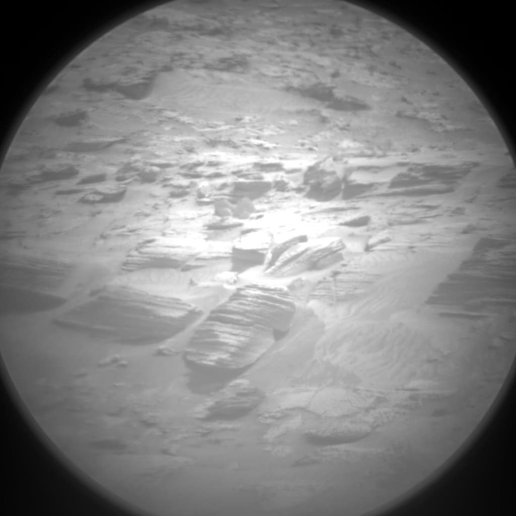 Foto de Marte da câmera CHEMCAM_RMI