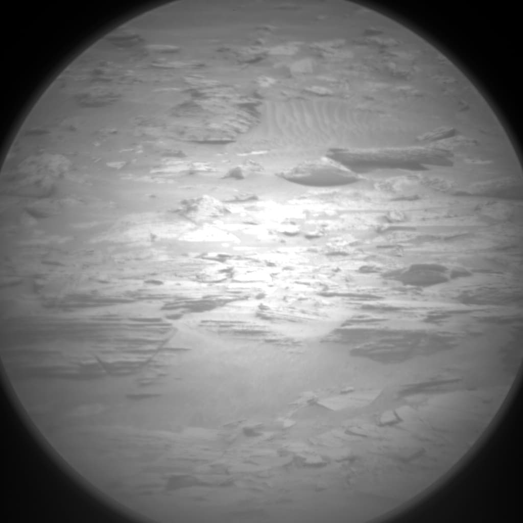 Foto de Marte da câmera CHEMCAM_RMI