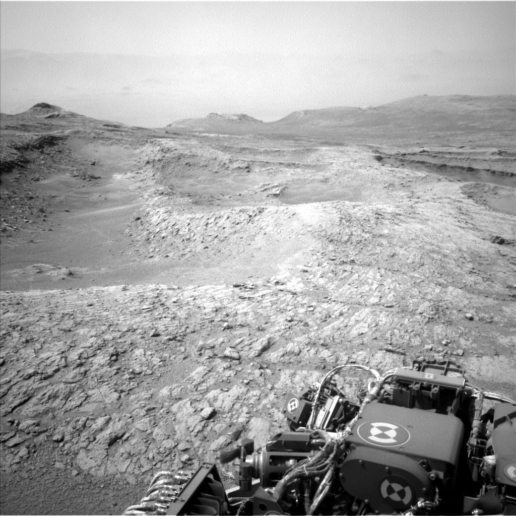 Foto de Marte da câmera NAV_LEFT_B