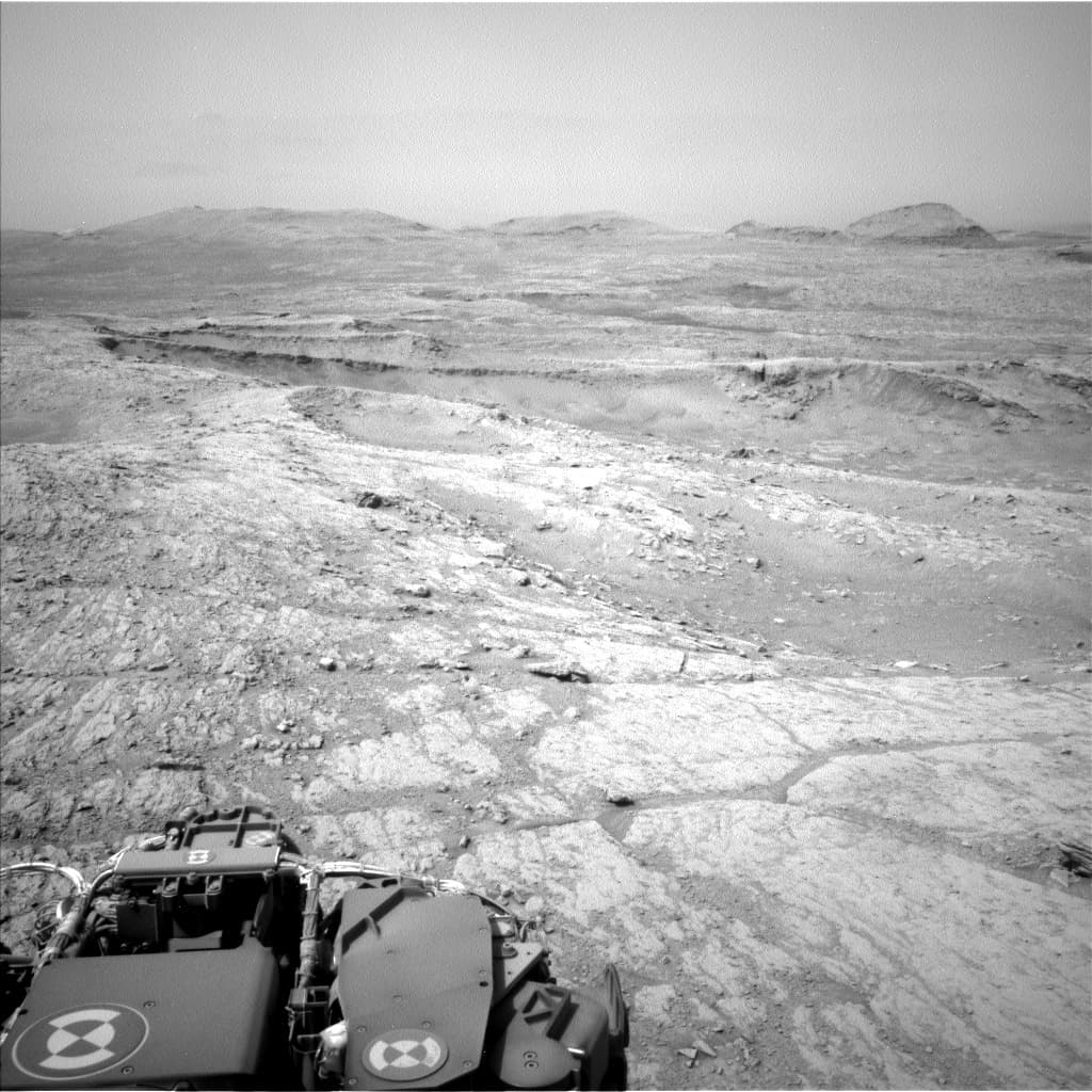 Foto de Marte da câmera NAV_LEFT_B